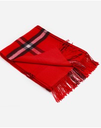 Ozwear Connection Uggs - Ugg 100% Australian Merino Wool Reversible Wrap Red