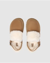 EVERAU - Australian Shepherd Ugg Tenley Platform Cow Suede Upper House Shoes