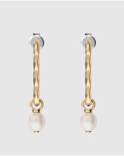 Skagen - Agnethe Pearl Gold Earring