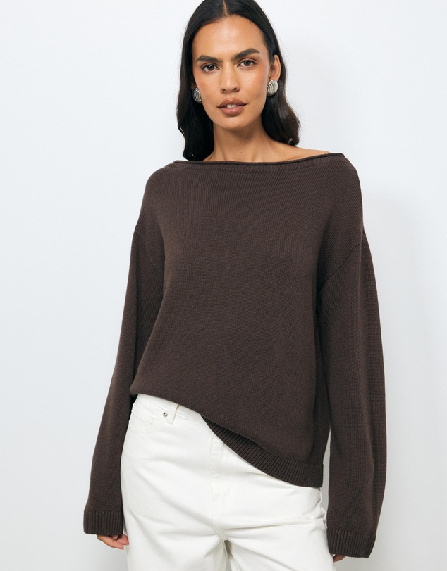 AERE - Nika Cotton Cashmere Knit Jumper
