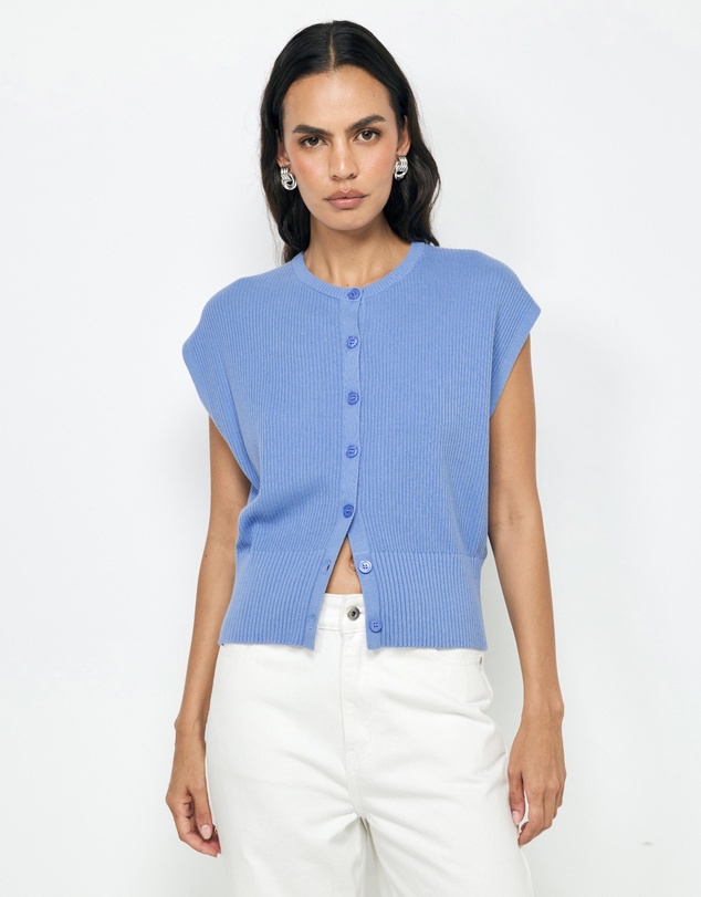 AERE - April Organic Cotton Knit Vest