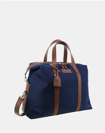 Pierre Cardin - Pierre Cardin 2-Tone Lite Duffle Carry On Bag