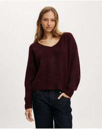 Cotton On - Softest Luxe Slouchy V Knit