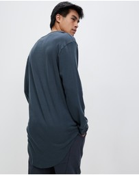 Surrounded By Ghosts - The Howlite Rib Knit Long Sleeve T-Shirt
