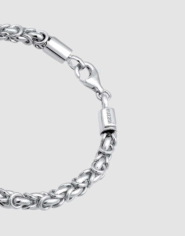 Kuzzoi - ICONIC EXCLUSIVE - Classic Byzantine Chain Bracelet in 925 Sterling Silver