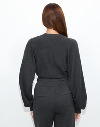 Dazie - Elise Zip Through Knit Jacket