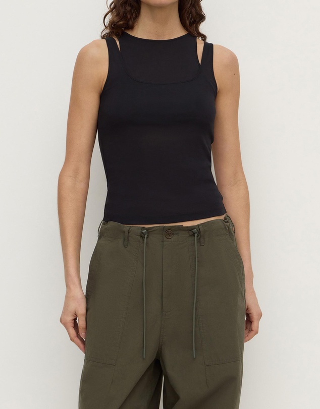 Assembly Label - Mika Jersey Layered Tank