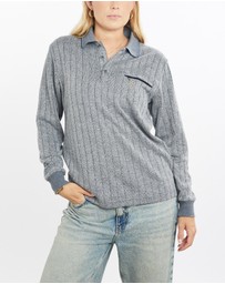 Vintage by The Real Deal - Pre Loved - Vintage 90s Gianni Valentino Long Sleeve Polo Shirt