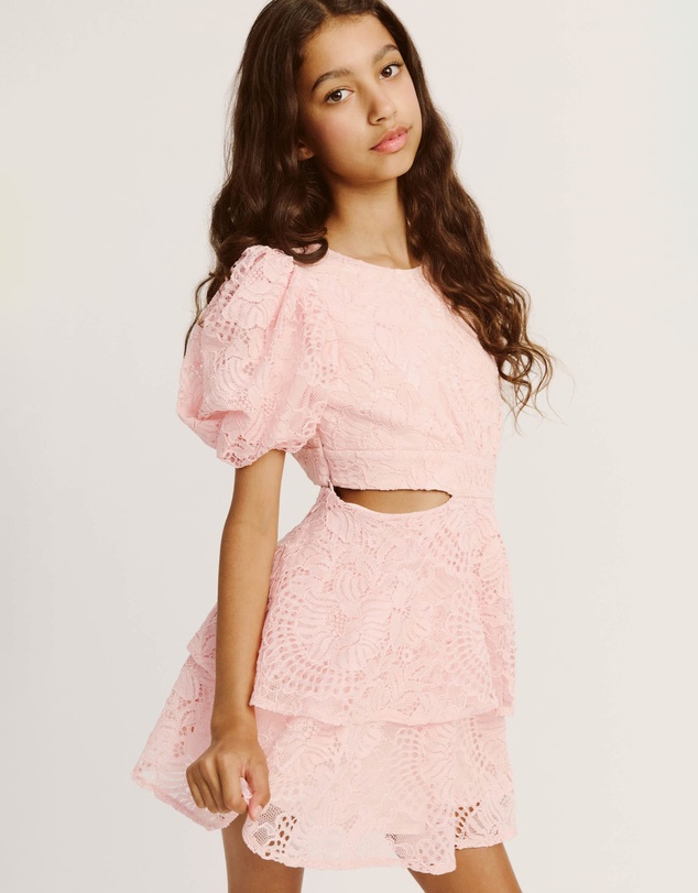 Bardot Junior - Lucia Lace Mini Dress - Babies-Teens
