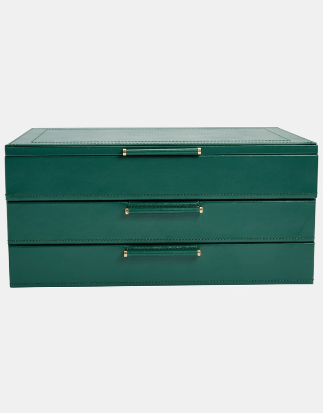 Wolf - Wolf Sophia Jewelry Box Forrest Green
