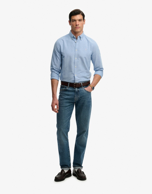 Superdry - Preppy Oxford Long Sleeve Shirt