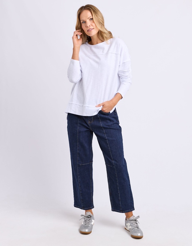 Foxwood - Jayne Throw On Top White