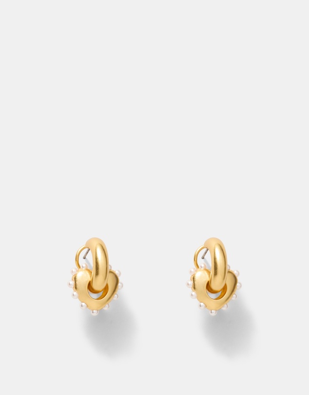 MIMCO - Adore Heart Hoop Earrings