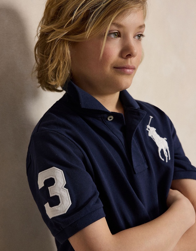 Polo Ralph Lauren - Big Pony Cotton Mesh Polo Shirt - Teens
