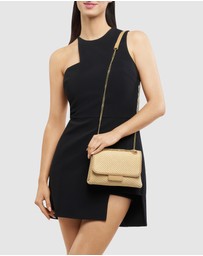 Olga Berg - Alexa Woven Shoulder Bag