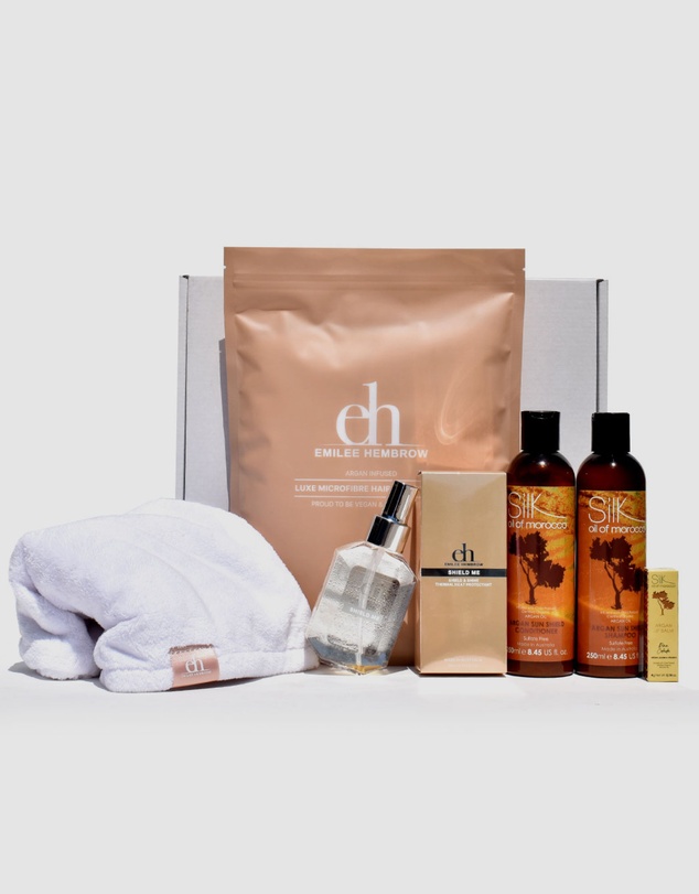 Silk Oil of Morocco - Heat Protector Paradise Gift Hamper