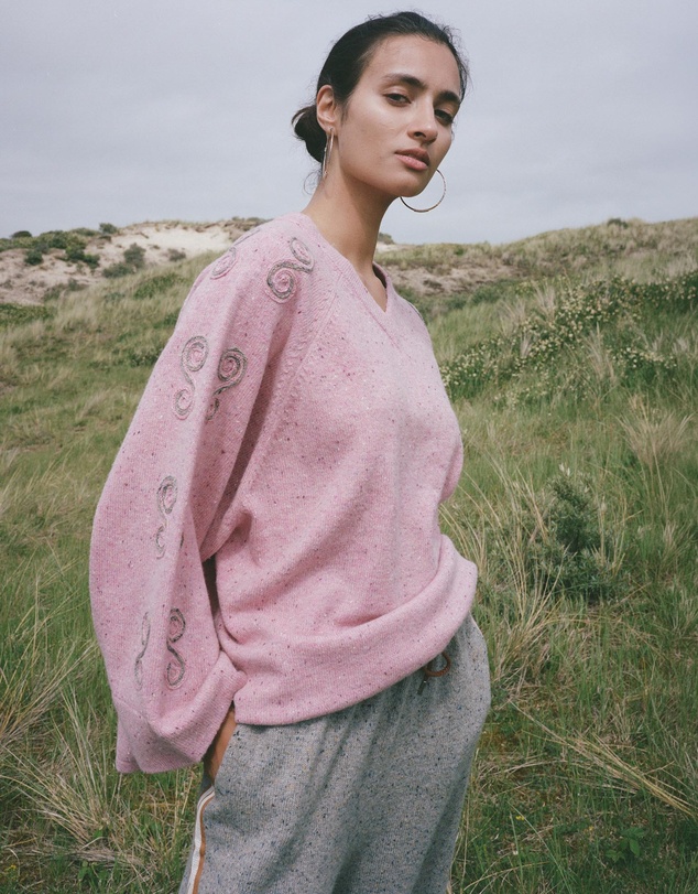 KINGA CSILLA - Speckle Liric Chunky Knit Jumper