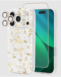 Kate Spade - Kate Spade Sunshine Floral MagSafe Charm Bundle for iPhone 17 Pro Max