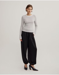 Witchery - Contrast Trim Long Sleeve Top