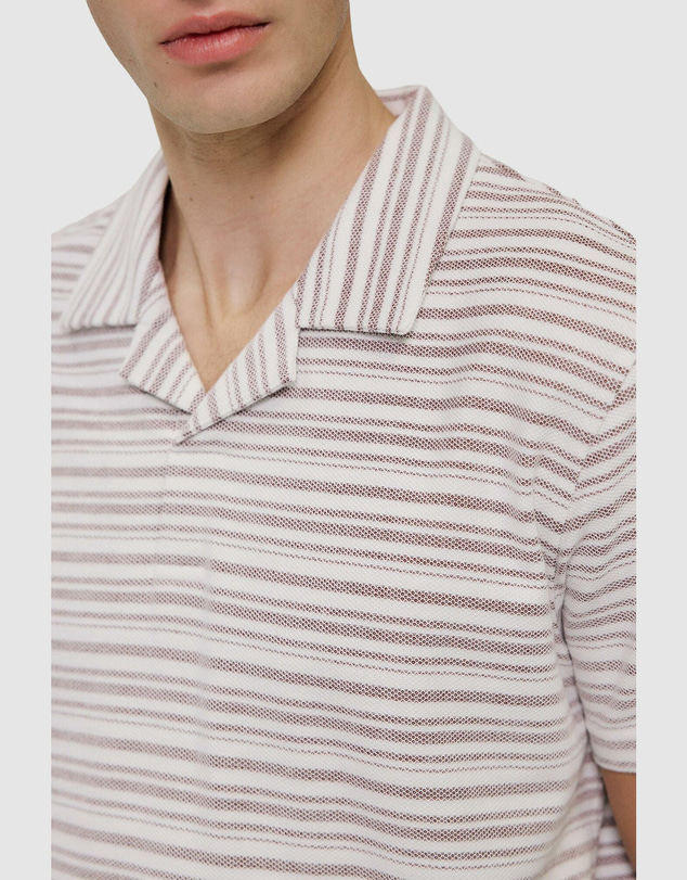 Trenery - Jacquard Stripe Polo