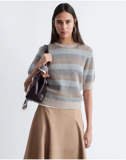 & Other Stories - Rib-Knit T-Shirt