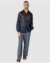 Justin Cassin - Starboy Star Sheer Shirt
