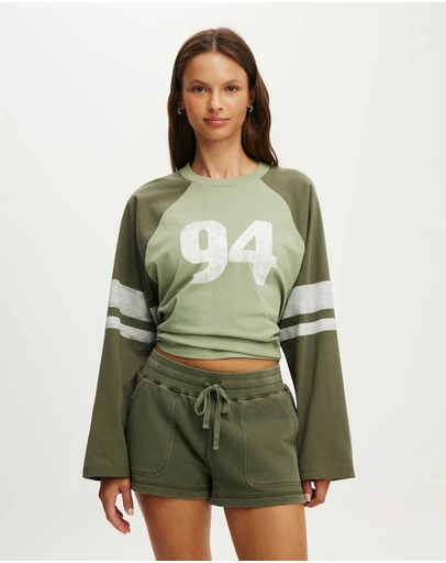 Cotton On Body Active - Active Graphic Raglan Tee