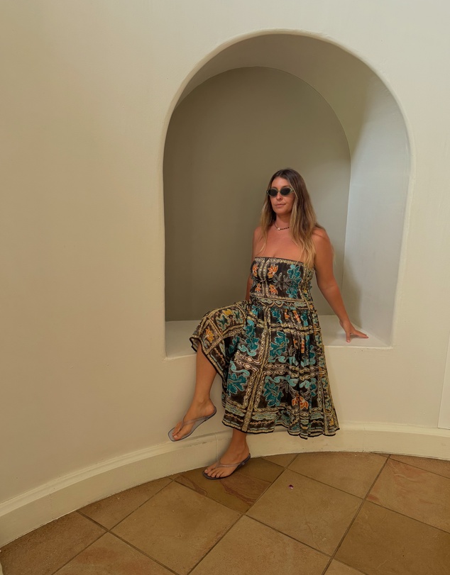KINGA CSILLA - Tatum Asa Shirred Maxi Skirt