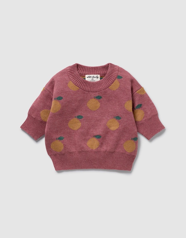 Wilson & Frenchy - Organic Knitted Jacquard Jumper - Babies