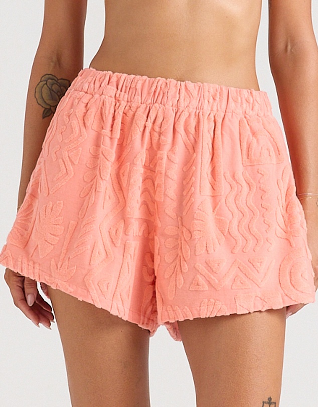 Poolside Paradiso - Mai Tai Short - Coral