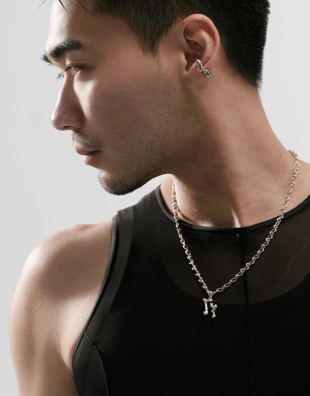 Graedance - Capricorn Black Onyx Pendant on Eclipse Necklace
