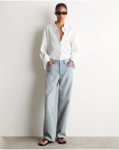 COS - Longline Linen Shirt