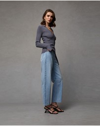 DRICOPER DENIM - Dina Cropped Barrel Jeans