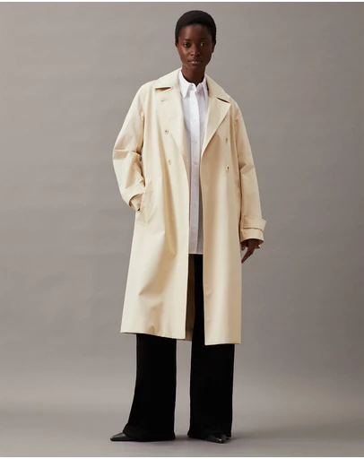 Calvin Klein - Twill Trench Coat