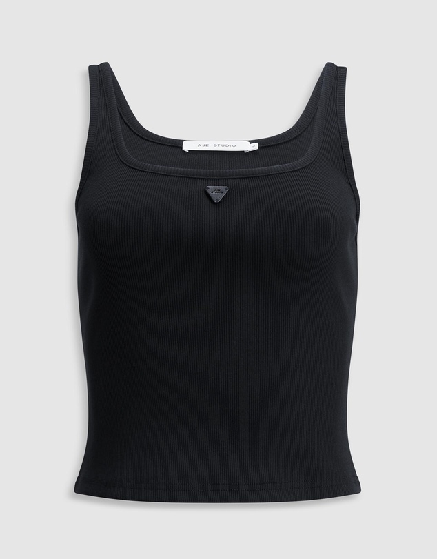 Aje Studio - Cowrie Square Neck Tank