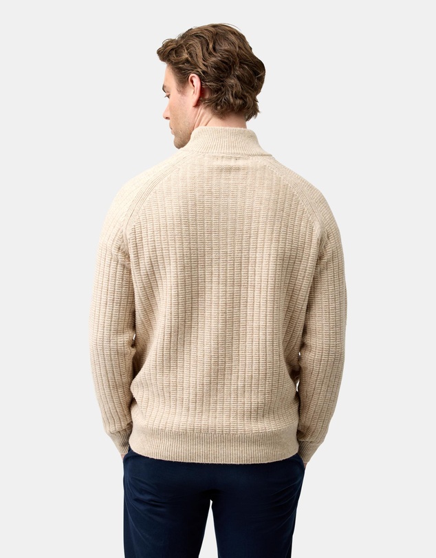Brooksfield - Half Zipped Knit