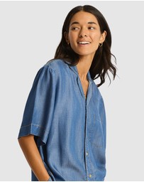 Sea Level Australia - Denim Surf Bowling Shirt