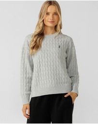 Lorna Jane - Soft Touch Cable Knit Jumper