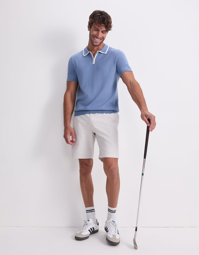 Sportscraft - Brookes 1/4 Zip Knit Polo