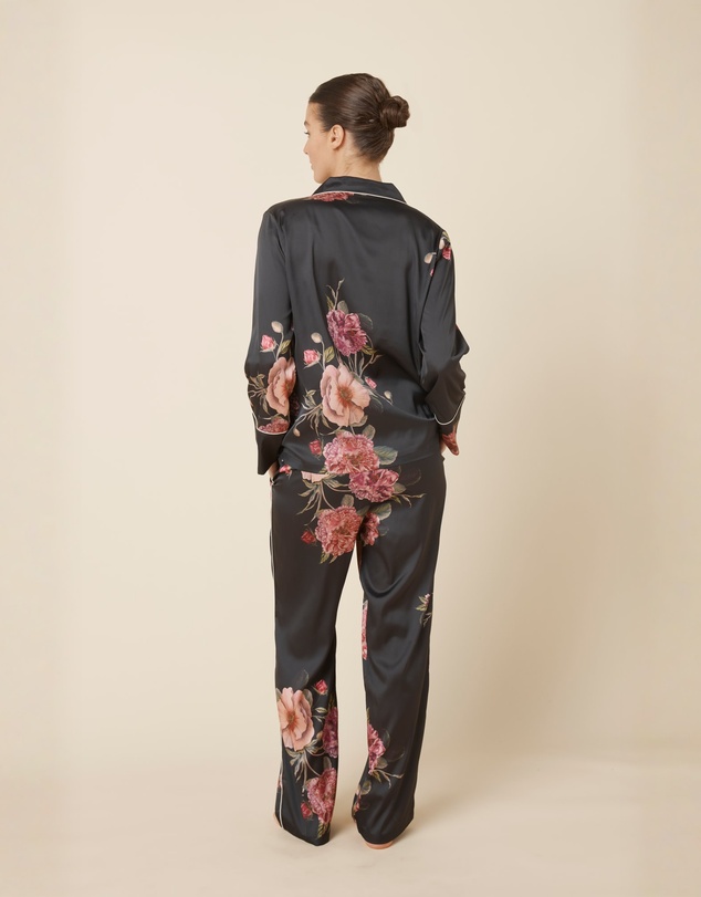 Gingerlilly - Ruby Floral Satin PJ set