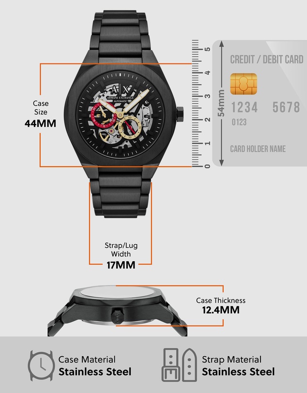 Armani Exchange - Black Analogue Watch