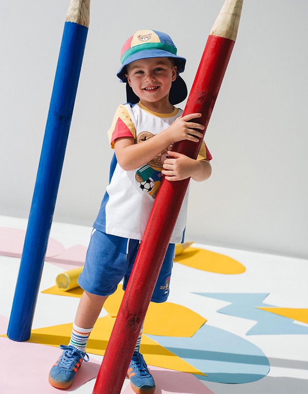 Huxbaby - Hux Back to Kinder Colour Block Hat - Babies-Kids