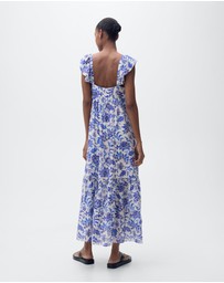 M.N.G - Ramona Ruffled Floral Print Dress
