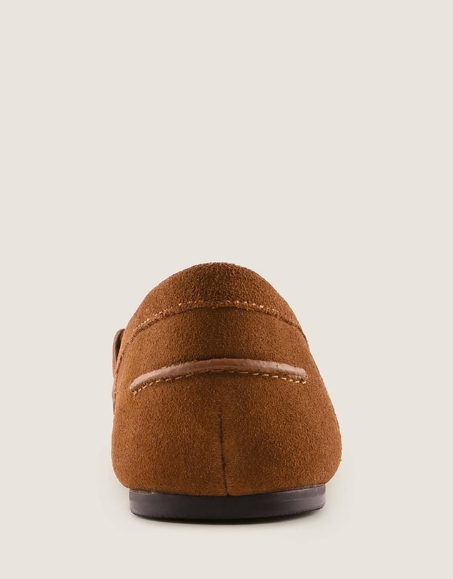 Shelly Shen - Jordan Loafers Tan Suede