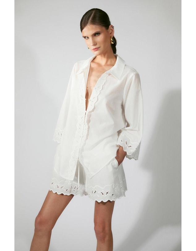 Bardot - Aleria Cotton Shirt With Trim