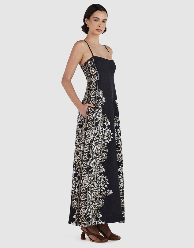 Hansen & Gretel - Alida Linen Maxi Dress