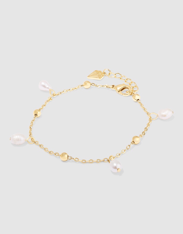 Wanderlust + Co - To The Sea Gold Bracelet