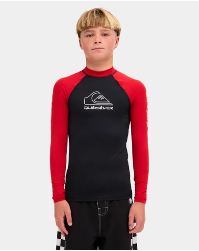 Quiksilver - Boys 8 to 16 On Tour Long Sleeve Id Rashguard