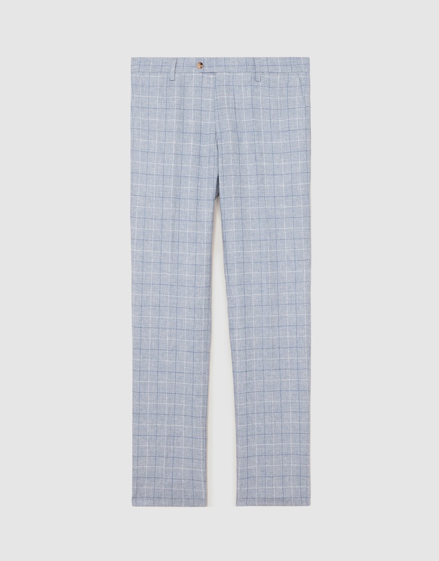 Politix - Windowpane Check Tailored Pant