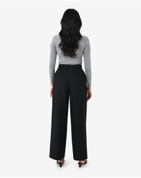 Forcast - Nadia Buckle Wide Leg Pants